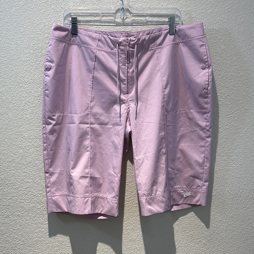 Nike Pastel Lavender Drawstring Performance Shorts Size Large